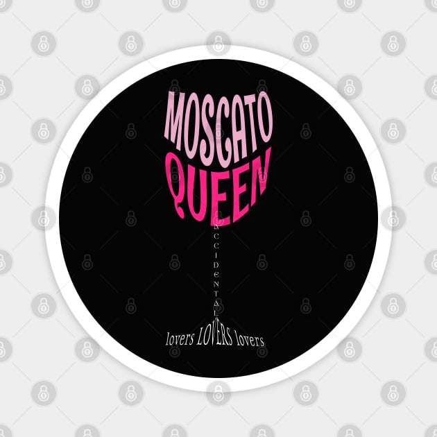 Fortune's Moscato Queen Wine Glass Magnet by Nerdy Romantics Fan Shop*